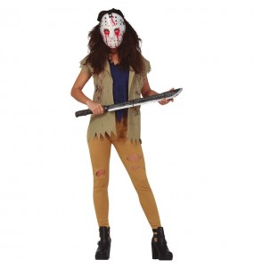 Jason Freitag der 13 Kostüm Frau für Halloween Nacht