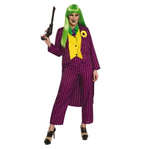 Joker Arkham Kostüm Frau für Halloween Nacht