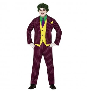Verkleidung Joker Arkham Erwachsene für einen Halloween-Abend