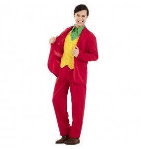 Rotes Joker Kostüm für Männer