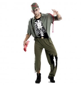 Verkleidung Zombie-Legionär Erwachsene für einen Halloween-Abend