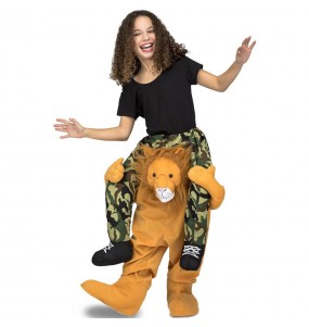 Löwe Huckepack Kinderverkleidung, die sie am meisten mögen