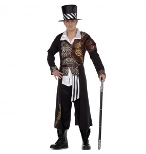 Lord Steampunk Erwachseneverkleidung für einen Faschingsabend