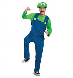 Luigi Super-Mario Kostüm für Herren