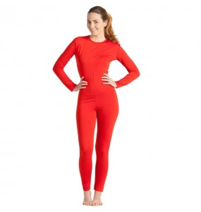 Kostüm Sie sich als Roter Spandex Overall Kostüm für Damen-Frau für Spaß und Vergnügungen