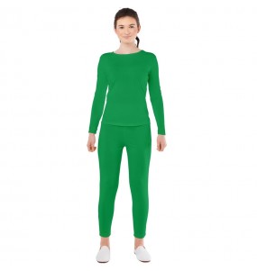 Bodysuit 2-teilig grünes Kostüm für Damen