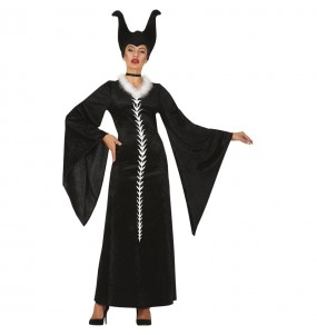Maleficent Mächte der Finsternis Kostüm Frau für Halloween Nacht