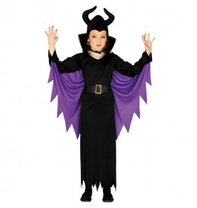 Verkleiden Sie die MaleficentMädchen für eine Halloween-Party