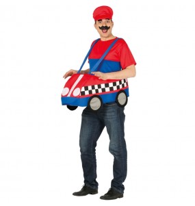 Mario Kart Erwachseneverkleidung für einen Faschingsabend