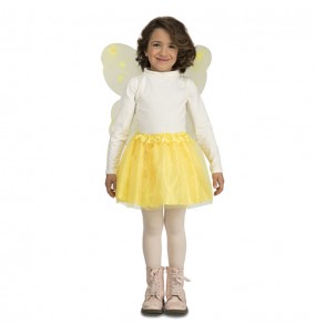 Gelber Schmetterling Mädchenverkleidung, die sie am meisten mögen
