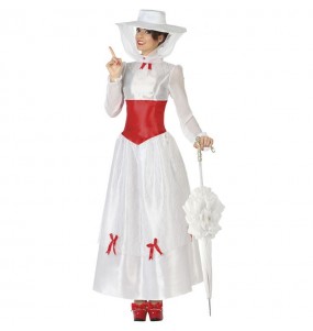 Mary Poppins WeißKostüm für Damen