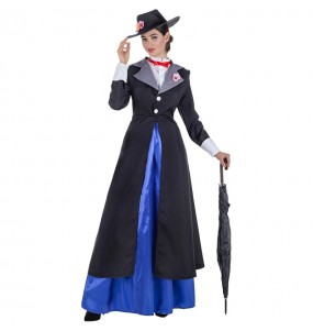 Kostüm Sie sich als Mary Poppins Kostüm für Damen-Frau für Spaß und Vergnügungen