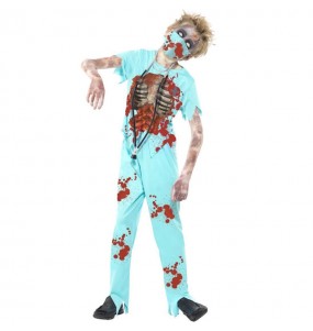 Zombie Doktor Kinderverkleidung für eine Halloween-Party