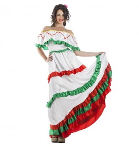 Kostüm Sie sich als Mexikanerin Tijuana Kostüm für Damen-Frau für Spaß und Vergnügungen