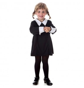Wednesday Addams Klassisch Kostüm für Mädchen