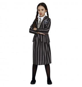 Wednesday Addams in Nevermore Kostüm für Mädchen