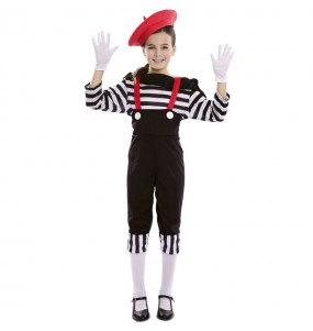 Zirkus Mime Mädchenverkleidung, die sie am meisten mögen