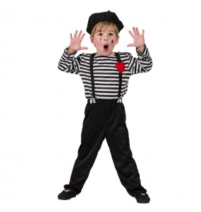Mime-Clown Kinderverkleidung, die sie am meisten mögen