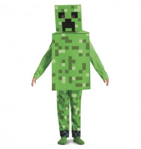 Creeper aus dem Minecraft-Videospiel Kostüm für Jungen