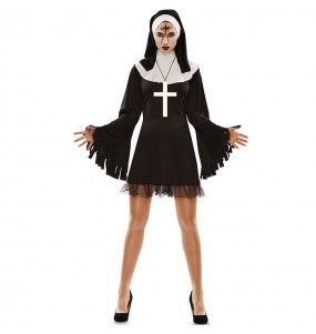 Religiöse Nonne Kostüm für Damen