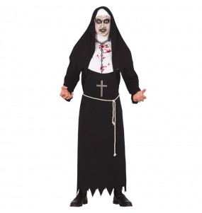 Verkleidung Schreckliche Nonne Erwachsene für einen Halloween-Abend