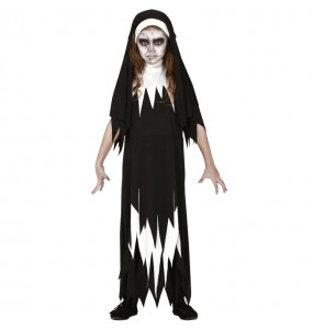 Verkleiden Sie die Nonne ValakMädchen für eine Halloween-Party