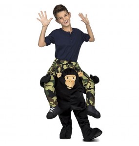 Schimpansenaffe Huckepack Kinderverkleidung, die sie am meisten mögen
