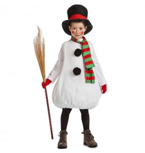 Dicklicher Schneemann Kostüm für Jungen