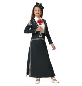 Mariachi-Musikant Kostüm für Mädchen
