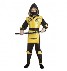 Gelber Ninja Kinderverkleidung, die sie am meisten mögen