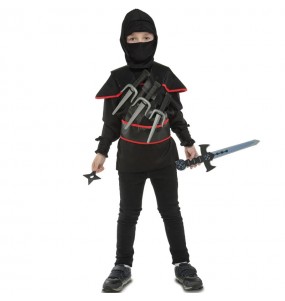 Ninja Kostüm mit Zubehör für Kinder