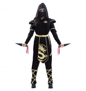 Kostüm Sie sich als Ninja Kriegerin Kostüm für Damen-Frau für Spaß und Vergnügungen