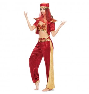 Kostüm Sie sich als Rote Odaliske Kostüm für Damen-Frau für Spaß und Vergnügungen