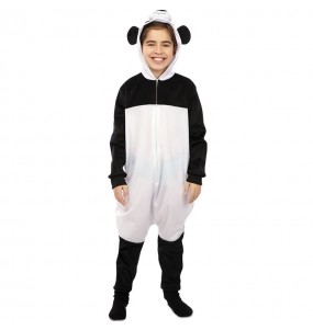 Panda Bär Plüsch Kostüm für Jungen Niño