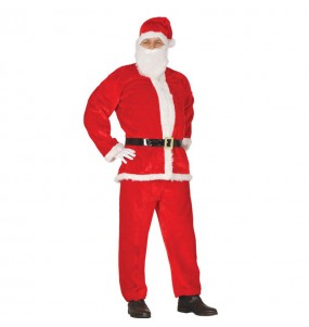 Luxus Santa Claus Erwachseneverkleidung für einen Faschingsabend
