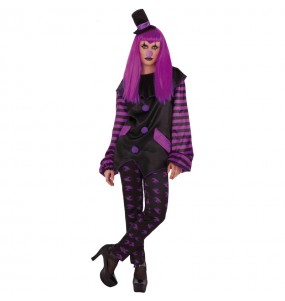 Grausam Clown Kostüm Frau für Halloween Nacht