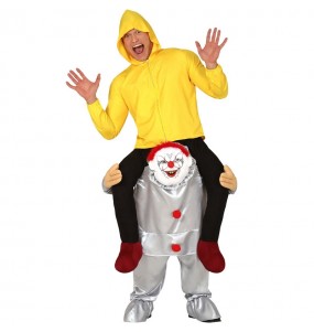 Verkleidung Killer Clown - ES HuckepackErwachsene für einen Halloween-Abend