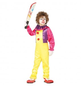 Pennywise Killer Clown Kinderverkleidung für eine Halloween-Party