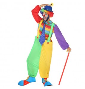 Zirkus Clown Erwachseneverkleidung für einen Faschingsabend