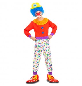 Farbiger Clown Kinderverkleidung, die sie am meisten mögen