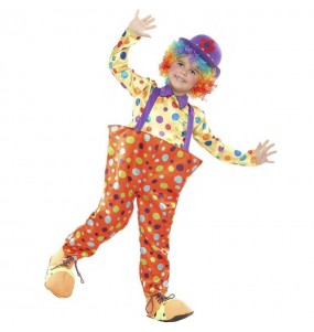 Polka Dot Clown Kinderverkleidung, die sie am meisten mögen