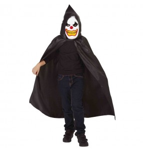 KapuzenGeistesgestört Clown Kinderverkleidung für eine Halloween-Party