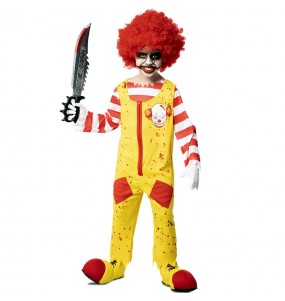 McDonalds Killer-Clown Kostüm für Jungen