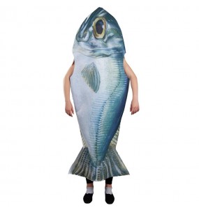 Blauer Fisch Kostüm für Männer