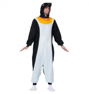Pinguin Kigurumi Kostüm für Herren