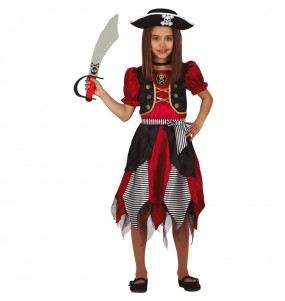 Piratenabenteurer Kostüm für Mädchen