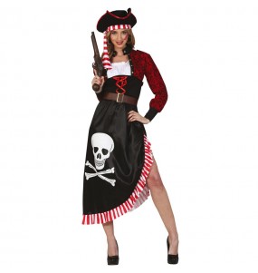 Piratenkostüm mit Hut für Frauen