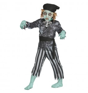 Geister Pirat Kinderverkleidung für eine Halloween-Party