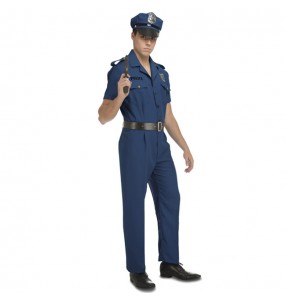 New York Polizist Erwachseneverkleidung für einen Faschingsabend