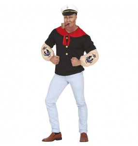 Popeye der Seemann Kostüm für Herren